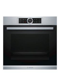 Bosch Serie 8 Hbg674Bs1B Built-In Single Oven - Stainless Steel
